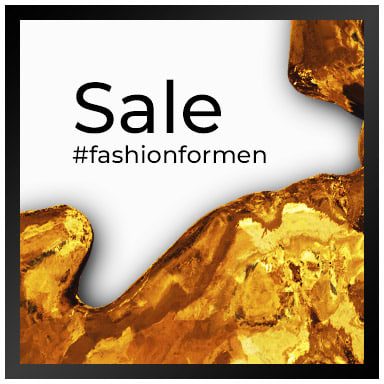 Sale of men's clothing